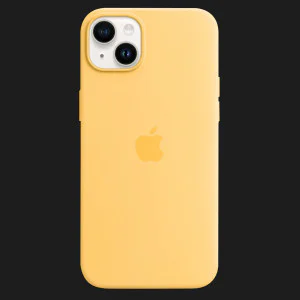 Оригинальный чехол Apple Silicone Case with MagSafe для iPhone 14 Plus (Sunglow)
