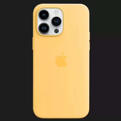 Оригінальний чохол Apple Silicone Case with MagSafe для iPhone 14 Pro Max (Sunglow) (MPU03) у Виноградові