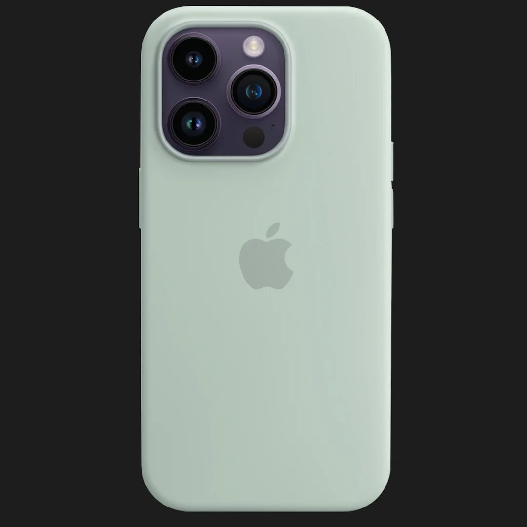 Оригінальний чохол Apple Silicone Case with MagSafe для iPhone 14 Pro Max (Succulent) (MPTY3)