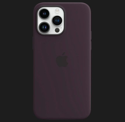 Оригинальный чехол Apple Silicone Case with MagSafe для iPhone 14 Pro (Elderberry) (MPTK3)