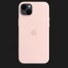 Оригинальный чехол Apple Silicone Case with MagSafe для iPhone 14 (Chalk Pink) (MPRX3)