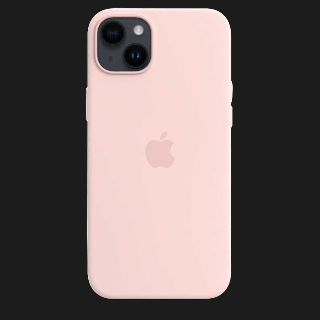 Оригінальний чохол Apple Silicone Case with MagSafe для iPhone 14 (Chalk Pink) (MPRX3)