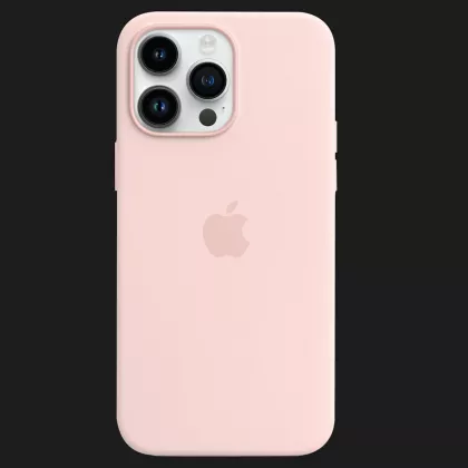 Оригінальний чохол Apple Silicone Case with MagSafe для iPhone 14 Pro (Chalk Pink) (MPTH3) у Виноградові