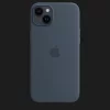 Оригинальный чехол Apple Silicone Case with MagSafe для iPhone 14 Plus (Storm Blue)