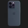 Оригінальний чохол Apple Silicone Case with MagSafe для iPhone 14 Pro (Storm Blue) (MPTF3)