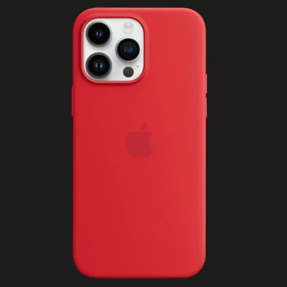 Оригінальний чохол Apple Silicone Case with MagSafe для iPhone 14 Pro Max (PRODUCT) RED (MPTR3) у Виноградові
