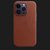 Оригинальный чехол Apple Leather Case with MagSafe для iPhone 14 Pro Max (Umber) (MPPQ3)