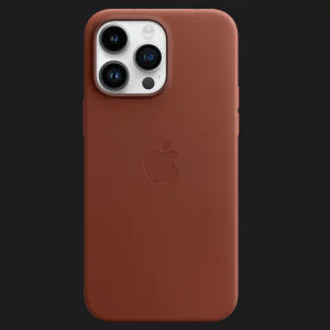 Оригинальный чехол Apple Leather Case with MagSafe для iPhone 14 Pro Max (Umber) (MPPQ3) в Хмельницком