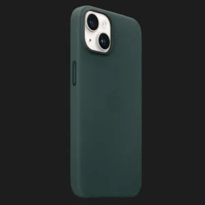 Оригинальный чехол Apple Leather Case with MagSafe для iPhone 14 Plus (Forest Green) в Хмельницком