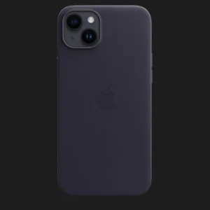 Оригинальный чехол Apple Leather Case with MagSafe для iPhone 14 Plus (Ink) в Хмельницком