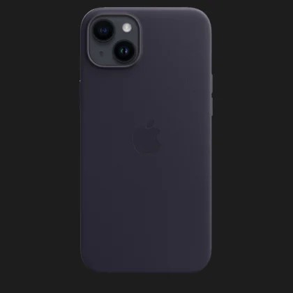 Оригінальний чохол Apple Leather Case with MagSafe для iPhone 14 Plus (Ink) в Дніпрі