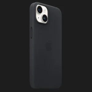 Оригінальний чохол Apple Leather Case with MagSafe для iPhone 14 (Midnight) (MPP43) в Сваляві