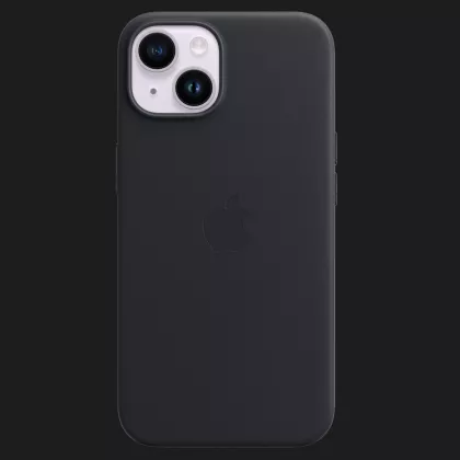 Оригінальний чохол Apple Leather Case with MagSafe для iPhone 14 Plus (Midnight) в Дніпрі