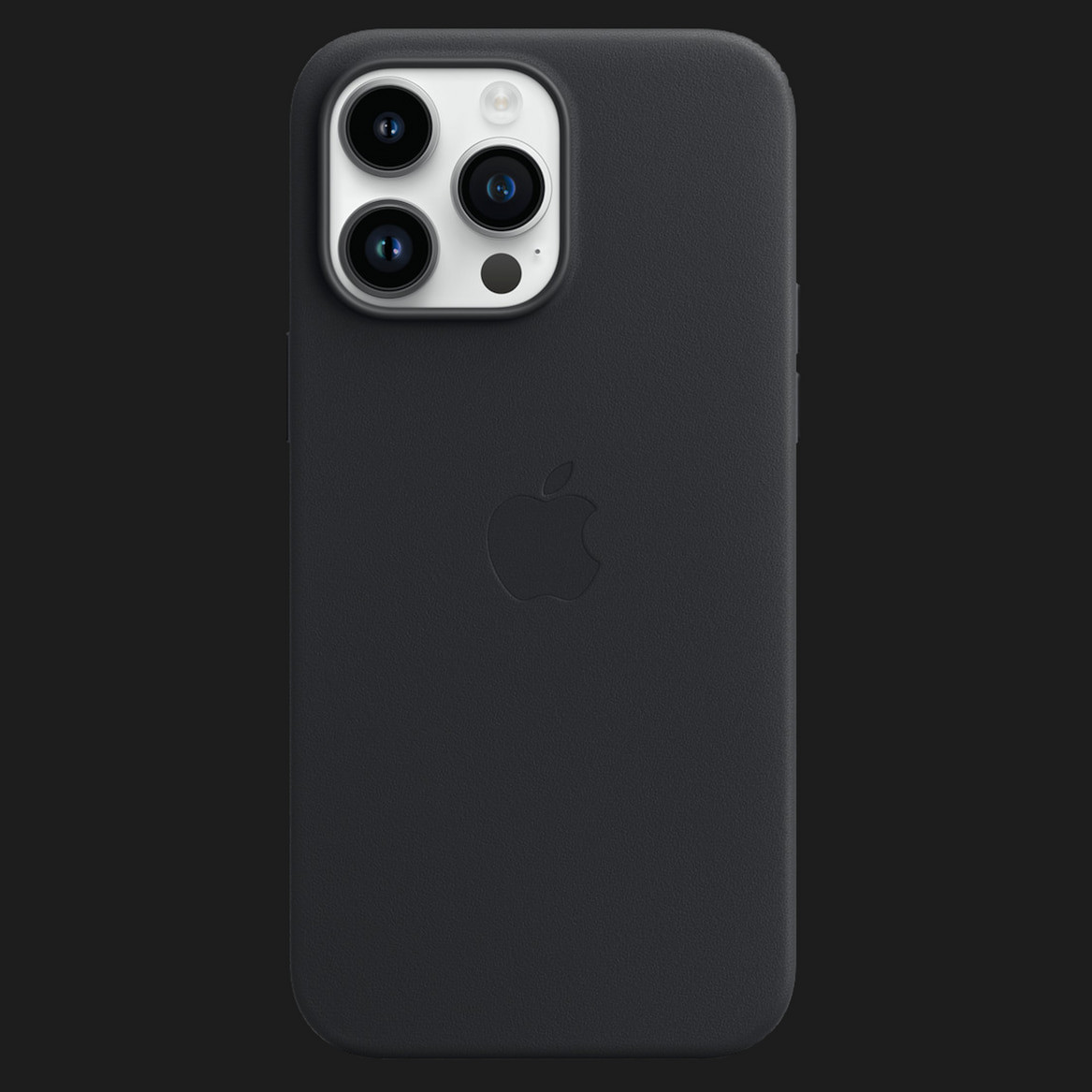 Оригінальний чохол Apple Leather Case with MagSafe для iPhone 14 Pro (Midnight) (MPPG3)