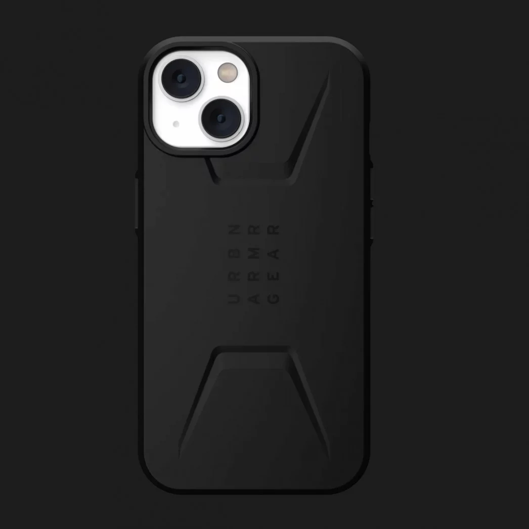 Чехол UAG Civilian with Magsafe Series для iPhone 14 Plus (Black)