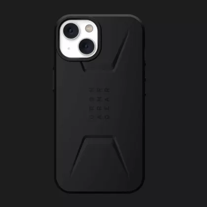 Чехол UAG Civilian with Magsafe Series для iPhone 14 (Black) в Коломые
