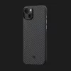 Чохол Pitaka MagEZ 3 Case для iPhone 14 Plus (Black/Grey Twill)