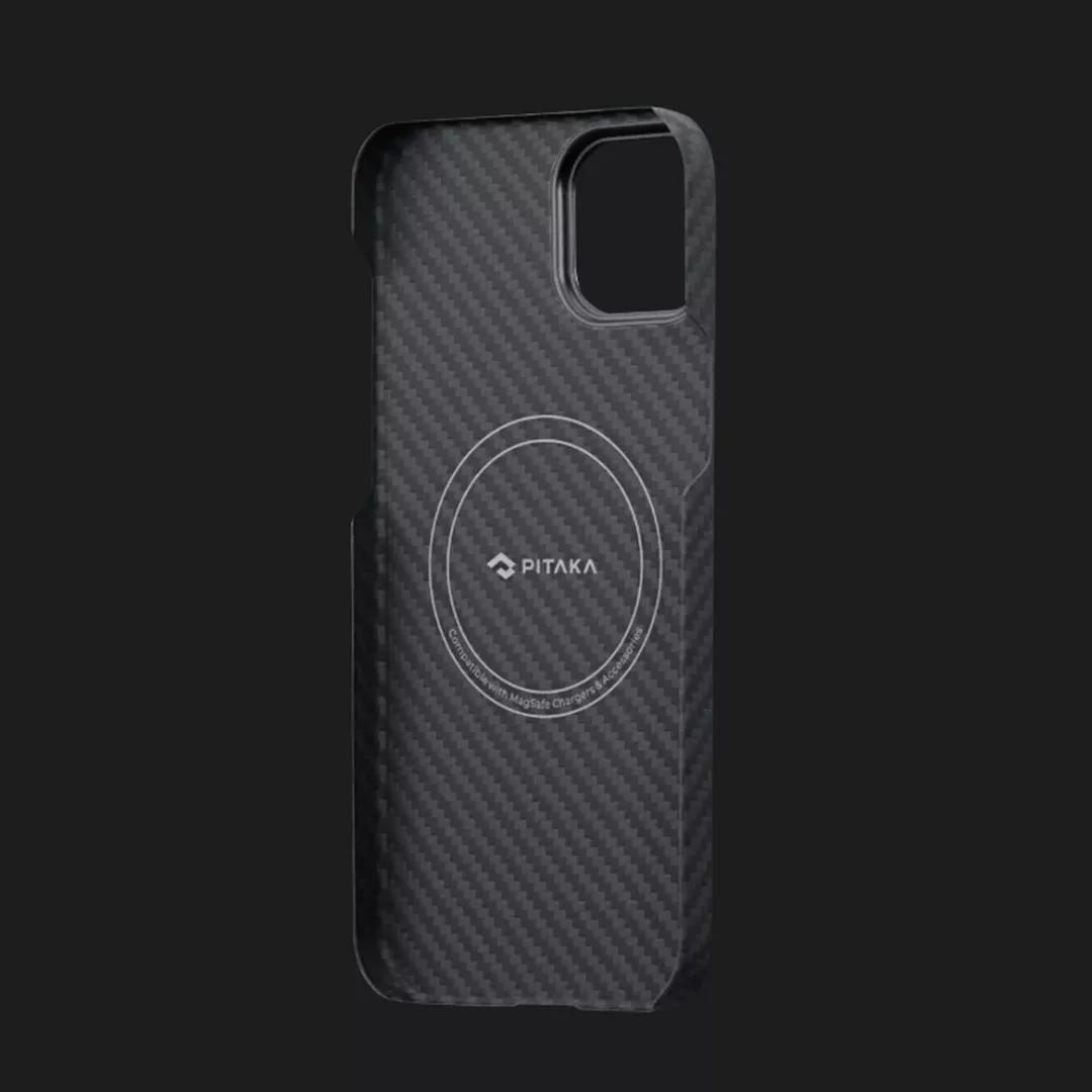 Чохол Pitaka MagEZ 3 Case для iPhone 14/13 (Black/Grey Twill)