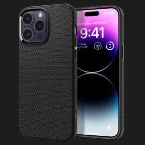 Чехол Spigen Liquid Air для iPhone 14 Pro (Matte Black) в Хмельницком