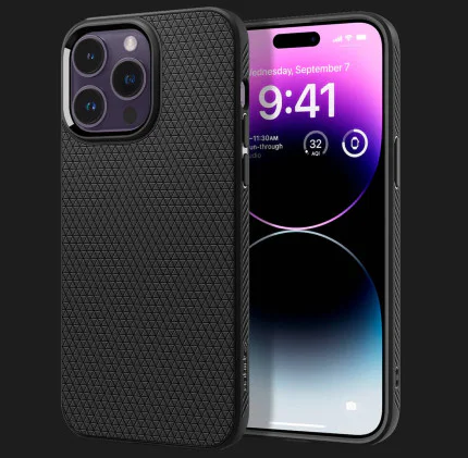Чохол Spigen Liquid Air для iPhone 14 Pro Max (Matte Black)