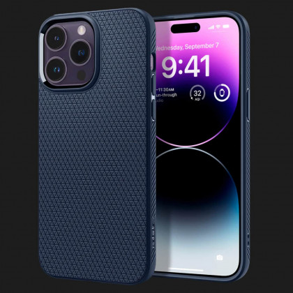 Чехол Spigen Liquid Air для iPhone 14 Pro Max (Navy Blue) Ивано-Франковске