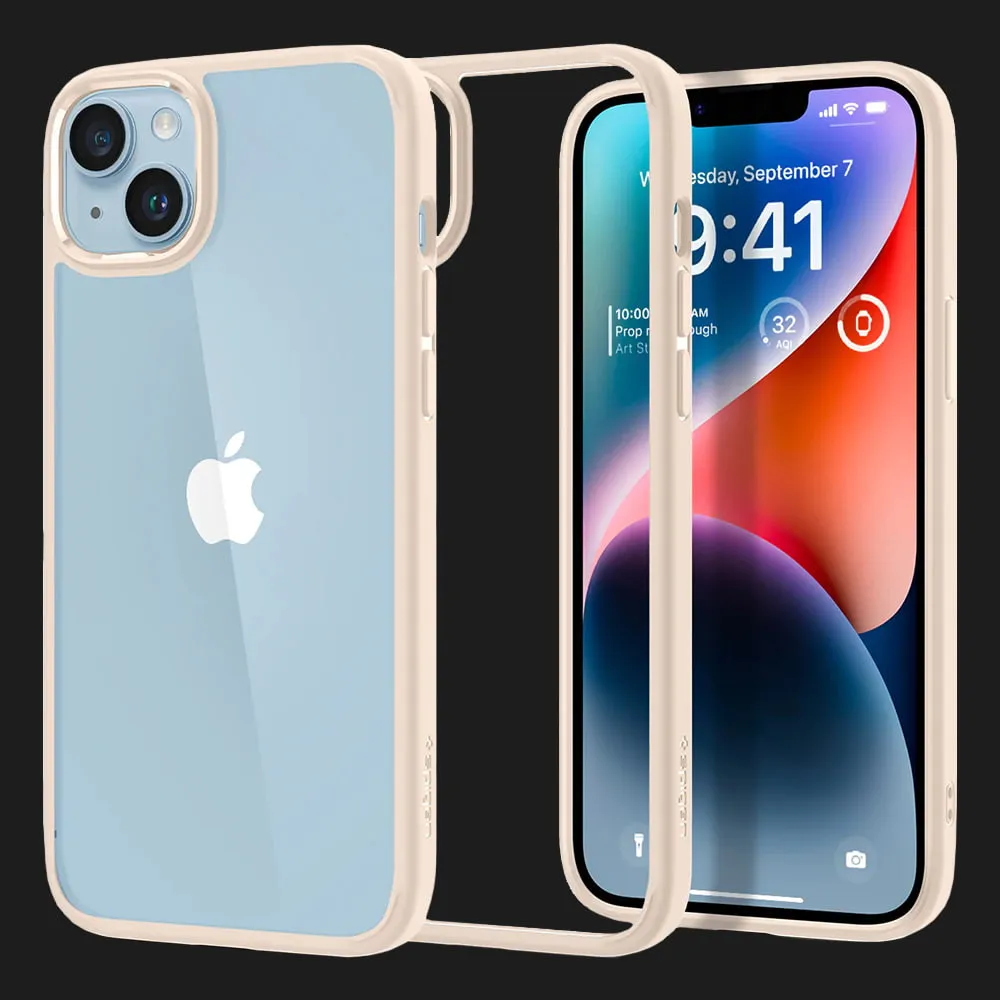 Чехол Spigen Ultra Hybrid для iPhone 14 (Sand Beige)