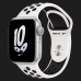 Apple Watch SE 2 40mm Silver Aluminum Case with Summit White/Black Nike Sport Band