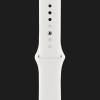 Apple Watch Series 8 45mm GPS + LTE, Silver Stainless Steel Case with White Sport Band (MNKE3)