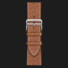 Apple Watch Series 8 45mm Hermès Silver Stainless Steel Case with Gold H Diagonal Single Tour
