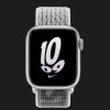 Apple Watch Series 8 45mm Silver Aluminum Case with Summit White/Black Nike Sport Loop