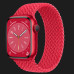 Apple Watch Series 8 41mm PRODUCT(RED) Aluminum Case with (PRODUCT)RED Braided Solo Loop