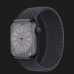 Apple Watch Series 8 45mm Midnight Aluminum Case with Midnight Braided Solo Loop
