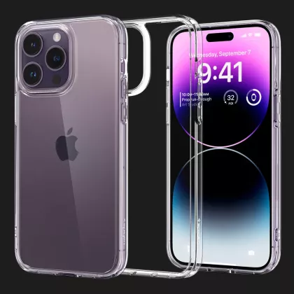 Чохол Spigen Ultra Hybrid для iPhone 14 Pro (Crystal Clear) в Києві