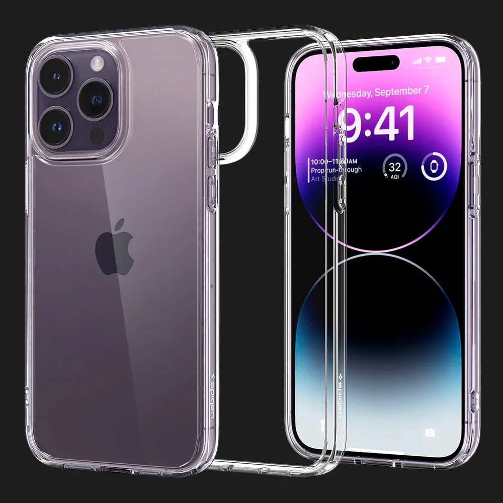 Чехол Spigen Ultra Hybrid для iPhone 14 Pro Max (Crystal Clear)
