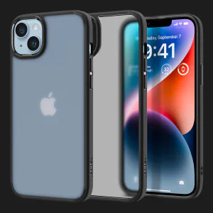 Чехол Spigen Ultra Hybrid для iPhone 14 (Frost Black) в Хмельницком