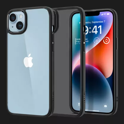 Чехол Spigen Ultra Hybrid для iPhone 14 (Matte Black) в Ужгороде