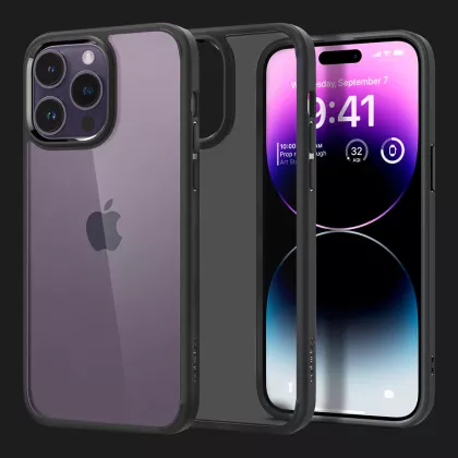 Чохол Spigen Ultra Hybrid для iPhone 14 Pro (Matte Black) в Києві