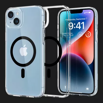 Чехол Spigen Ultra Hybrid Magsafe для iPhone 14 (Black) во Львове