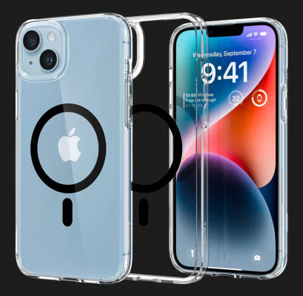 Чохол Spigen Ultra Hybrid Magsafe iPhone для 14 (Black)