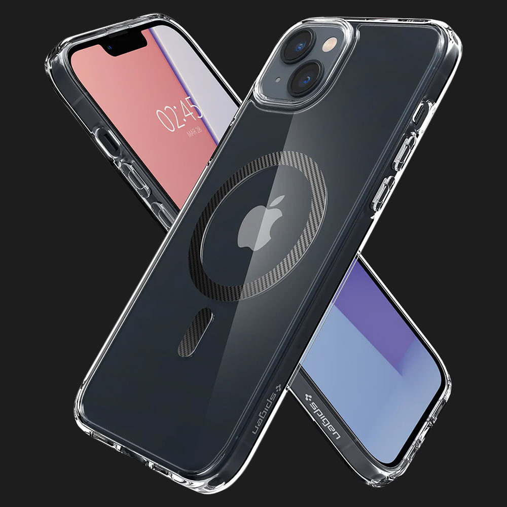 Чохол Spigen Ultra Hybrid Magsafe iPhone для 14 (Carbon Fiber)