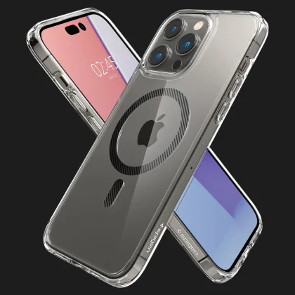 Чехол Spigen Ultra Hybrid Magsafe для iPhone 14 Pro Max (Carbon Fiber) во Львове