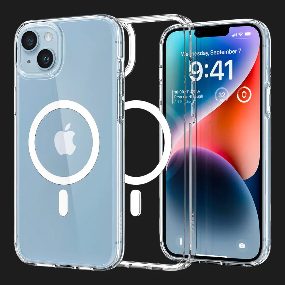 Чехол Spigen Ultra Hybrid Magsafe для iPhone 14 Plus (White)