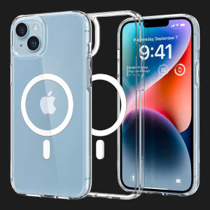 Чехол Spigen Ultra Hybrid Magsafe для iPhone 14 Plus (White)