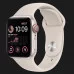 Apple Watch SE 2 44mm GPS + LTE, Starlight Aluminum Case with Starlight Sport Band (MNPT3)