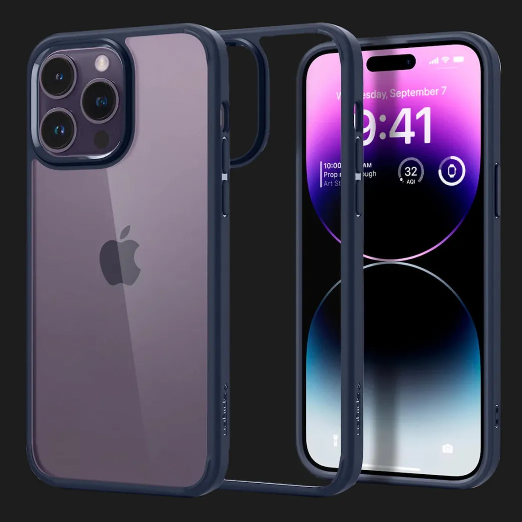 Чехол Spigen Ultra Hybrid для iPhone 14 Pro (Navy Blue)
