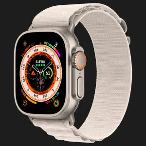 Оригінальний ремінець для Apple Watch 44/45/49 mm Alpine Loop Starlight Size S (MQE53)