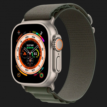 Оригінальний ремінець для Apple Watch 42/44/45/49 mm Alpine Loop Green Size S (MQE23)