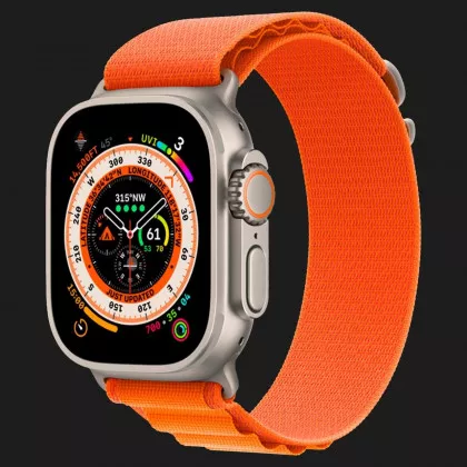 Оригінальний ремінець для Apple Watch 44/45/49 mm Alpine Loop Orange Size S (MQDY3) в Нетішині
