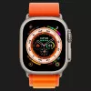 Оригинальный ремешок для Apple Watch 44/45/49 mm Alpine Loop Orange Size L (MQE13)