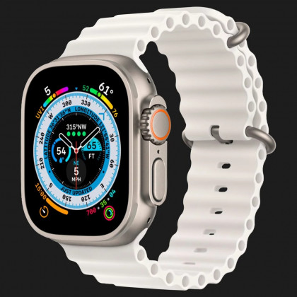 Оригінальний ремінець для Apple Watch 42/44/45/49 mm Ocean Band (White)